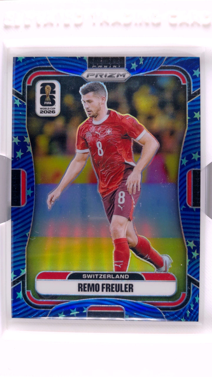 2026 Panini Prizm FIFA World Cup Soccer Remo Freuler #422 Old Glory #64/94 — Front
