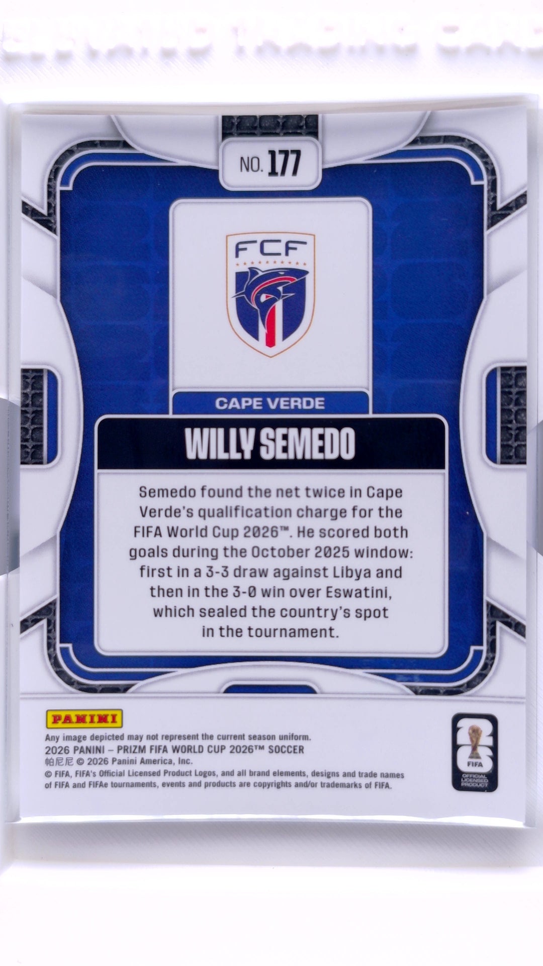 #177 Willy Semedo - back
