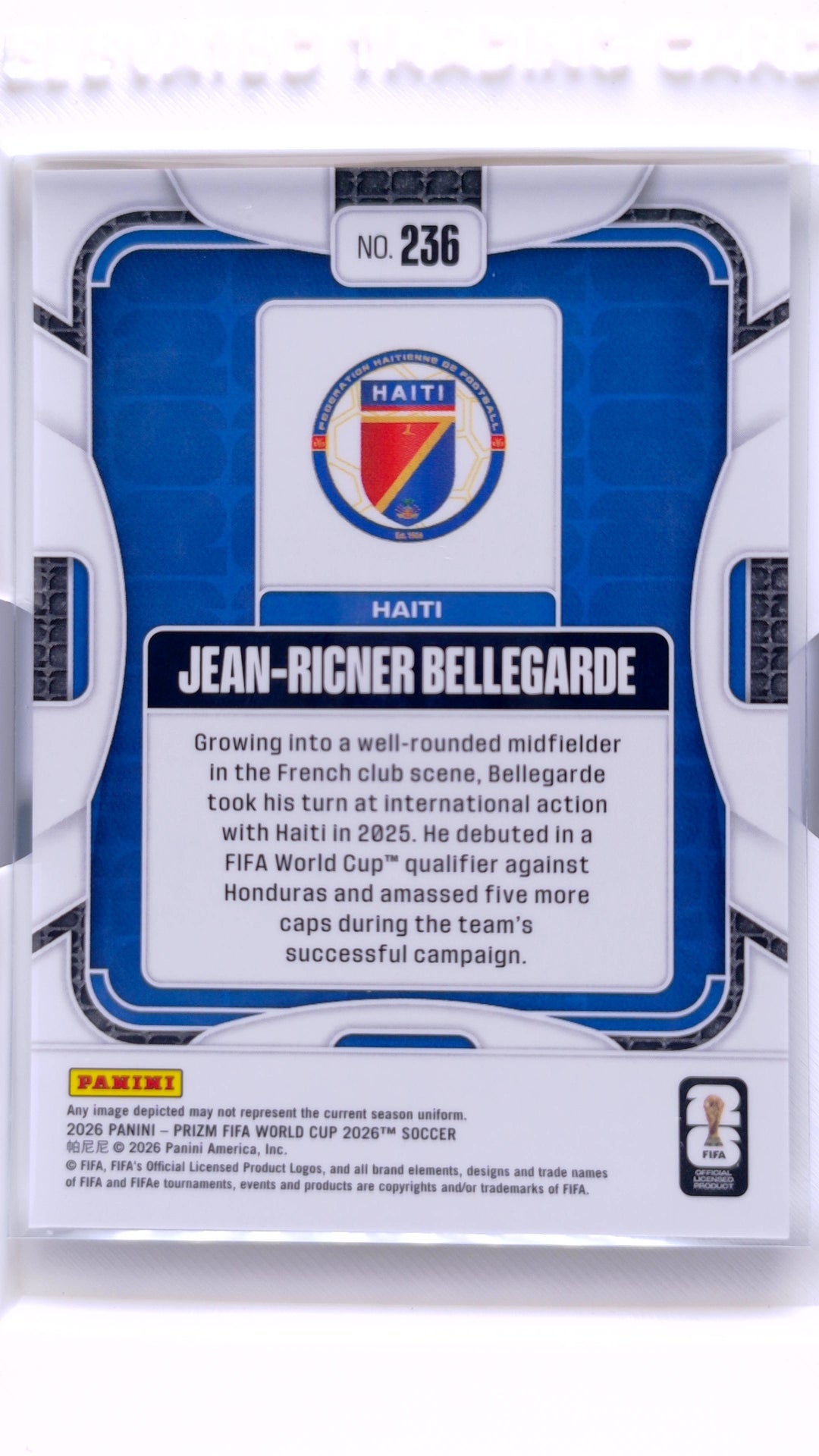 #236 Jean-Ricner Bellegarde - back