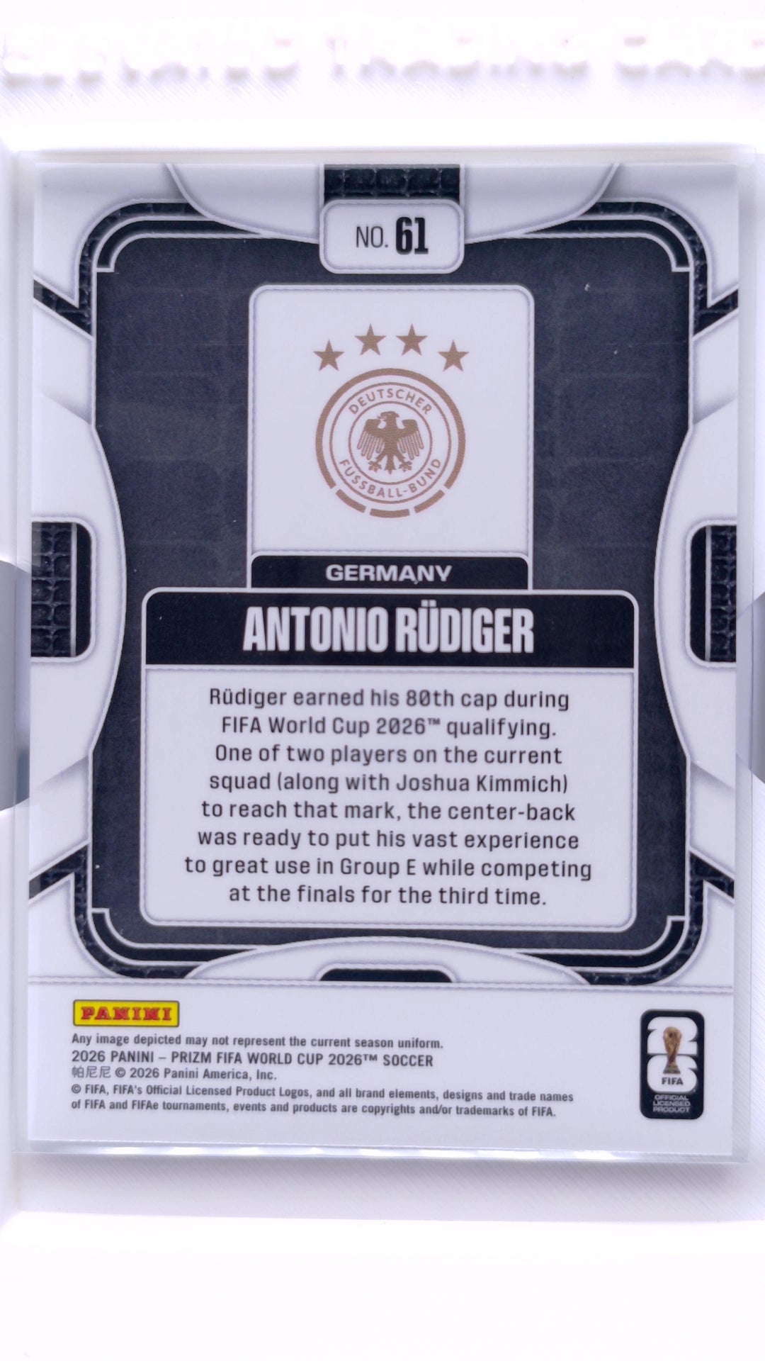 #61 Antonio Rudiger - back