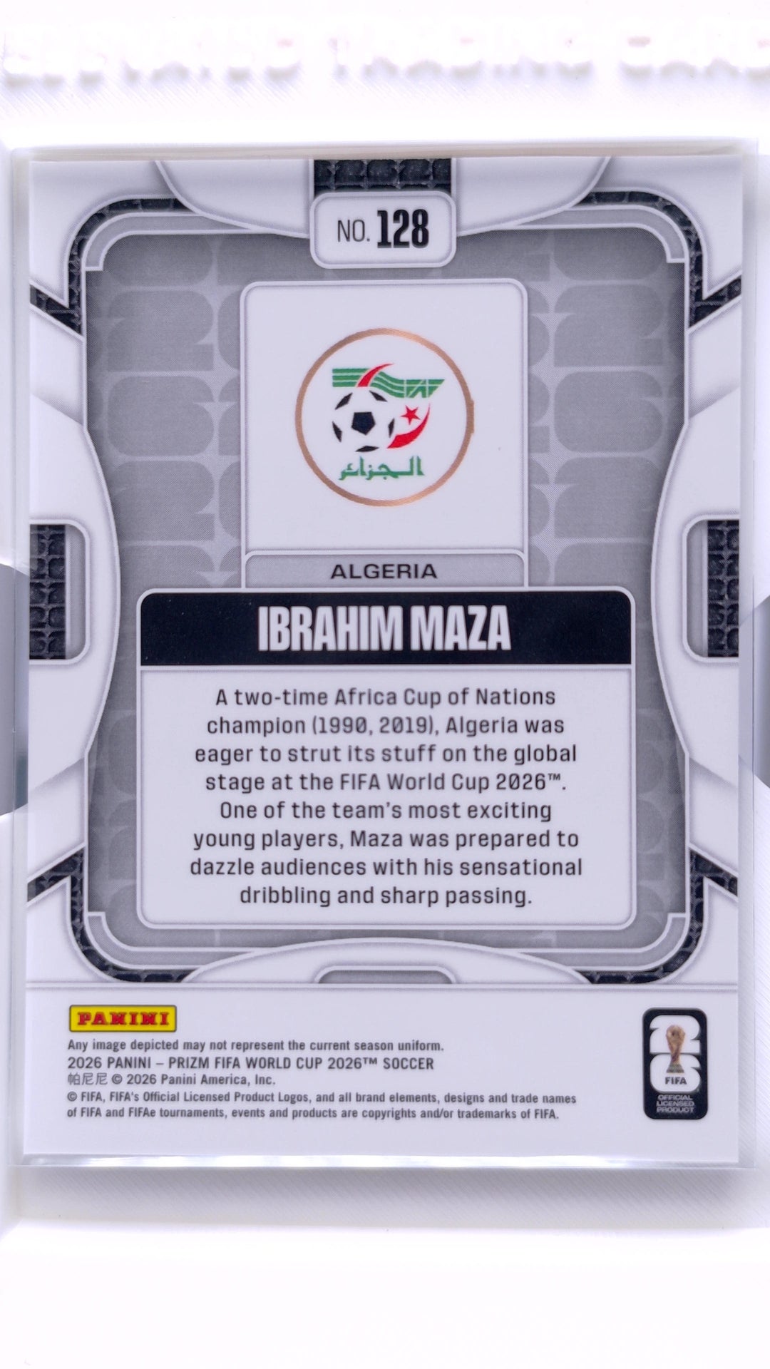 #128 Ibrahim Maza - back