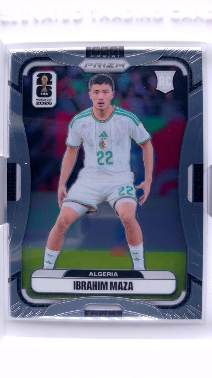 2026 Panini Prizm FIFA World Cup Soccer Ibrahim Maza #128 — Front