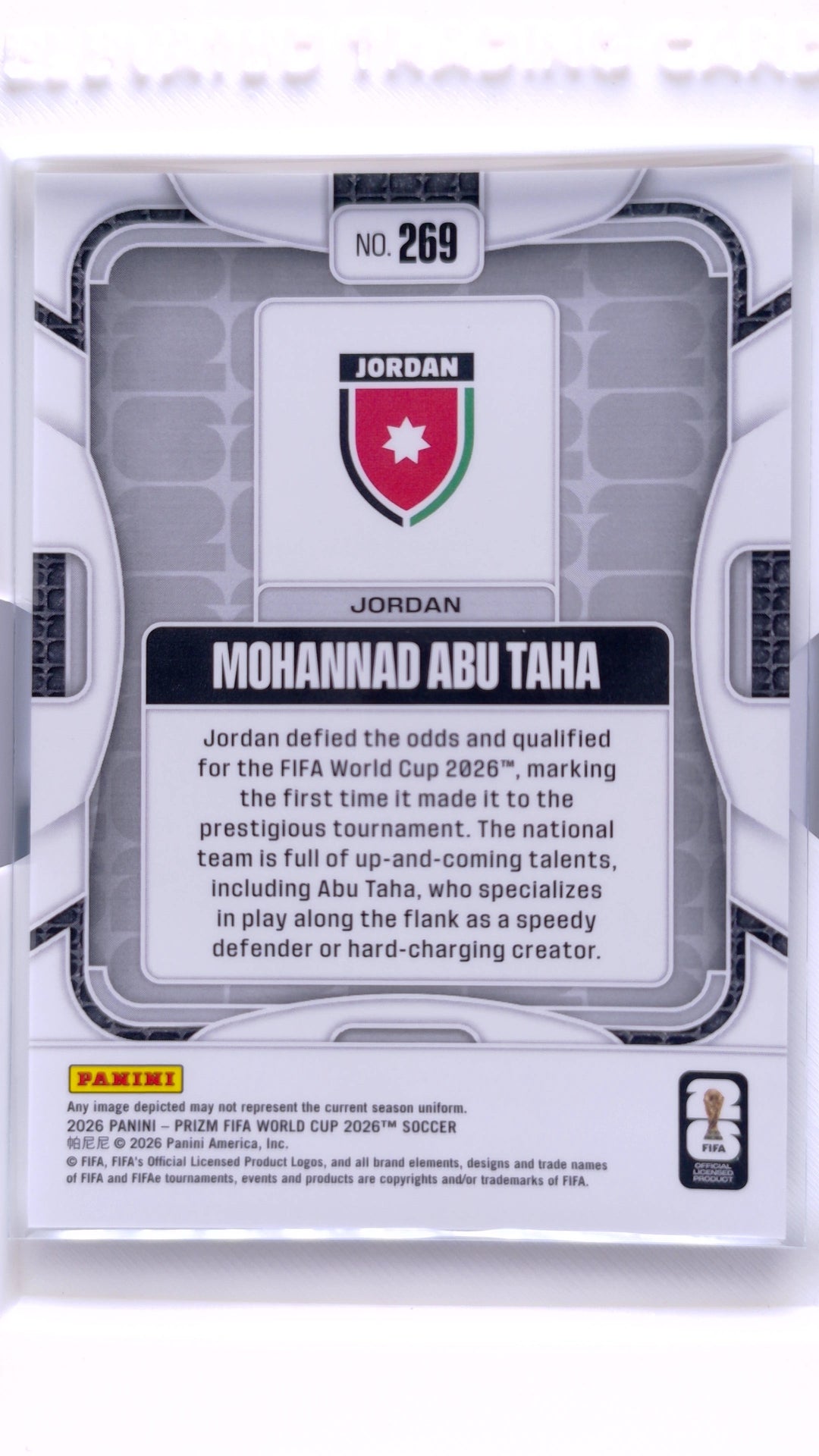 #269 Mohannad Abu Taha - back