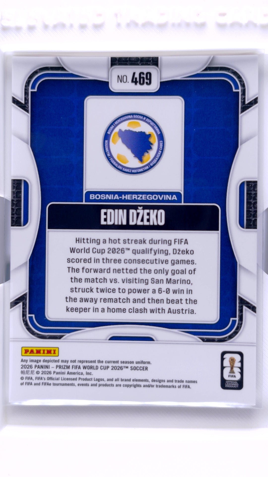 #469 Edin Dzeko - back