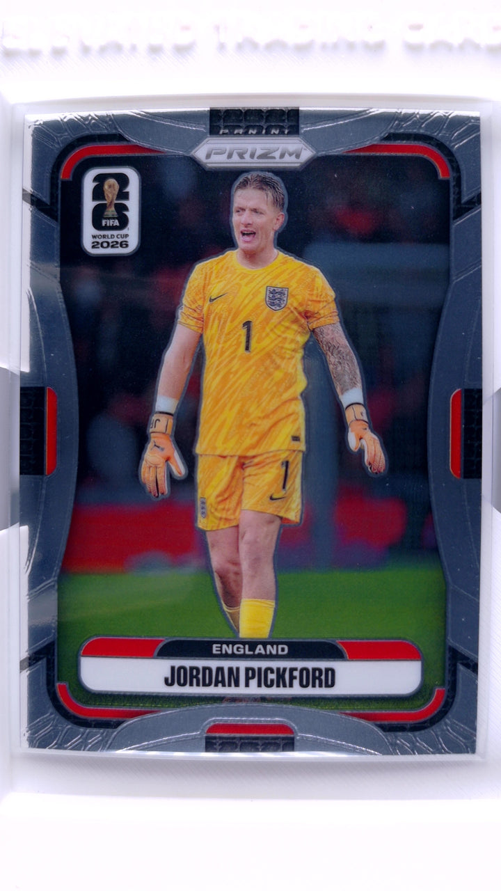 2026 Panini Prizm FIFA World Cup Soccer Jordan Pickford #111 — Front