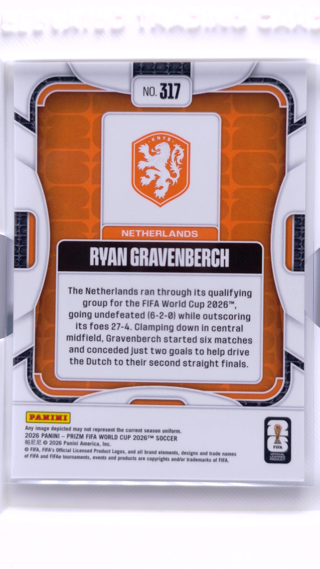 #317 Ryan Gravenberch - back
