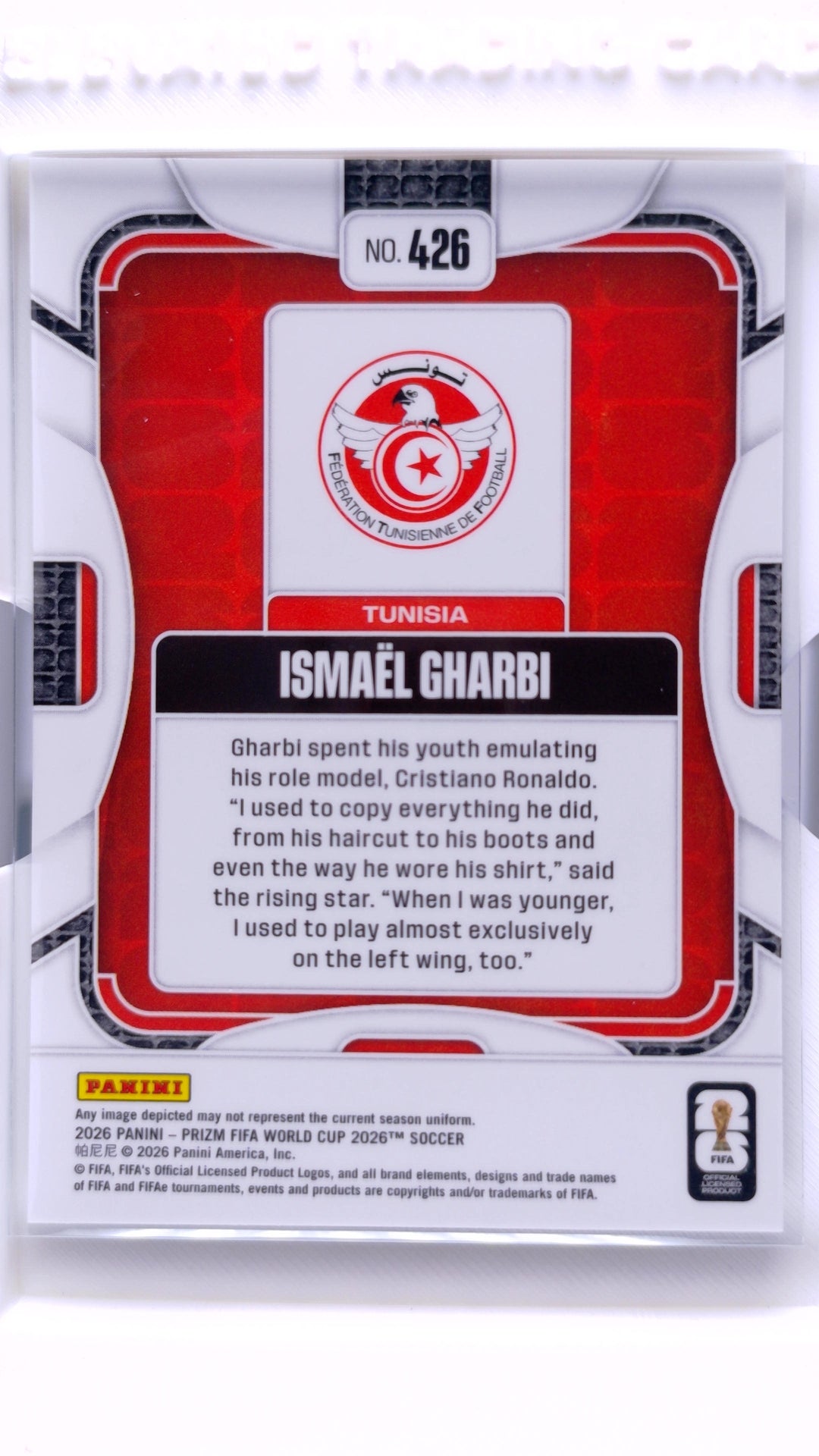 #426 Ismael Gharbi - back