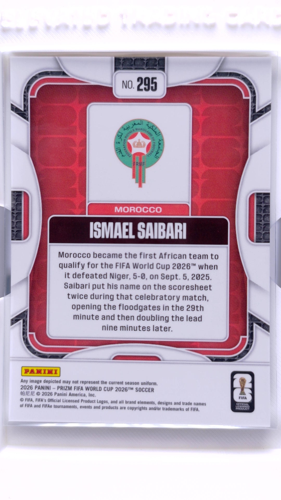 #295 Ismael Saibari - back
