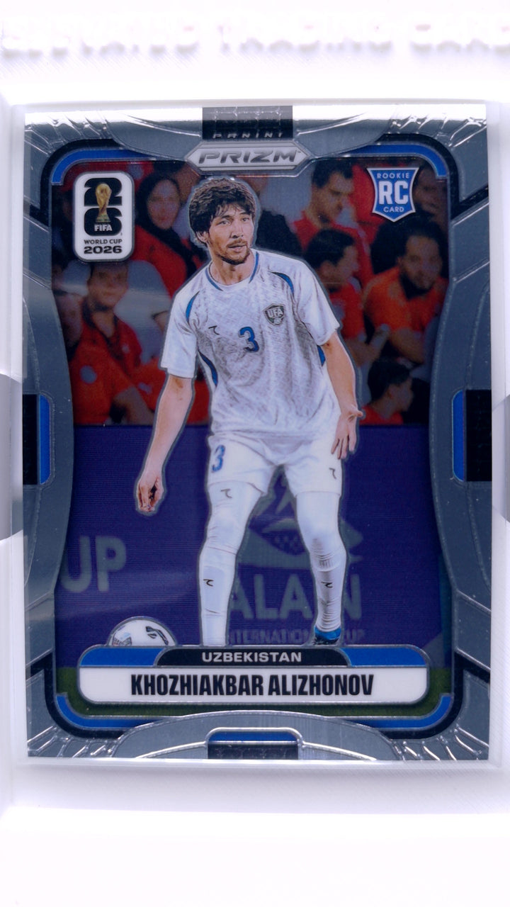 2026 Panini Prizm FIFA World Cup Soccer Khozhiakbar Alizhonov #450 — Front