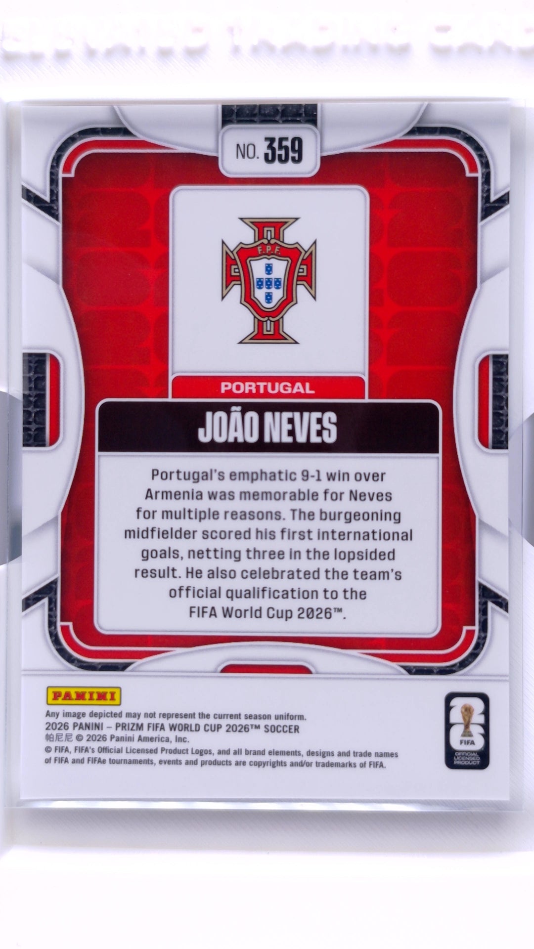 #359 Joao Neves - back