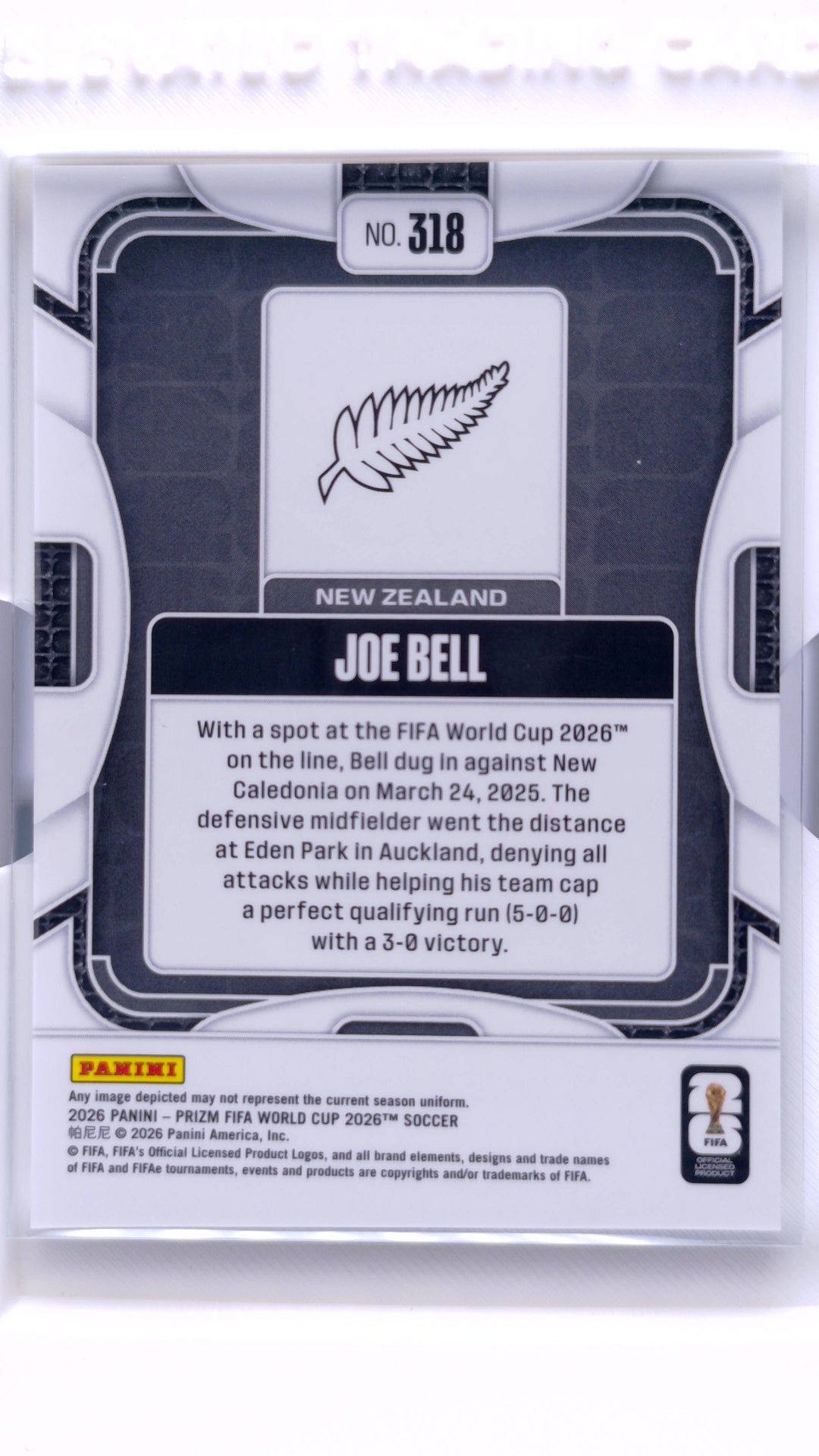 #318 Joe Bell - back