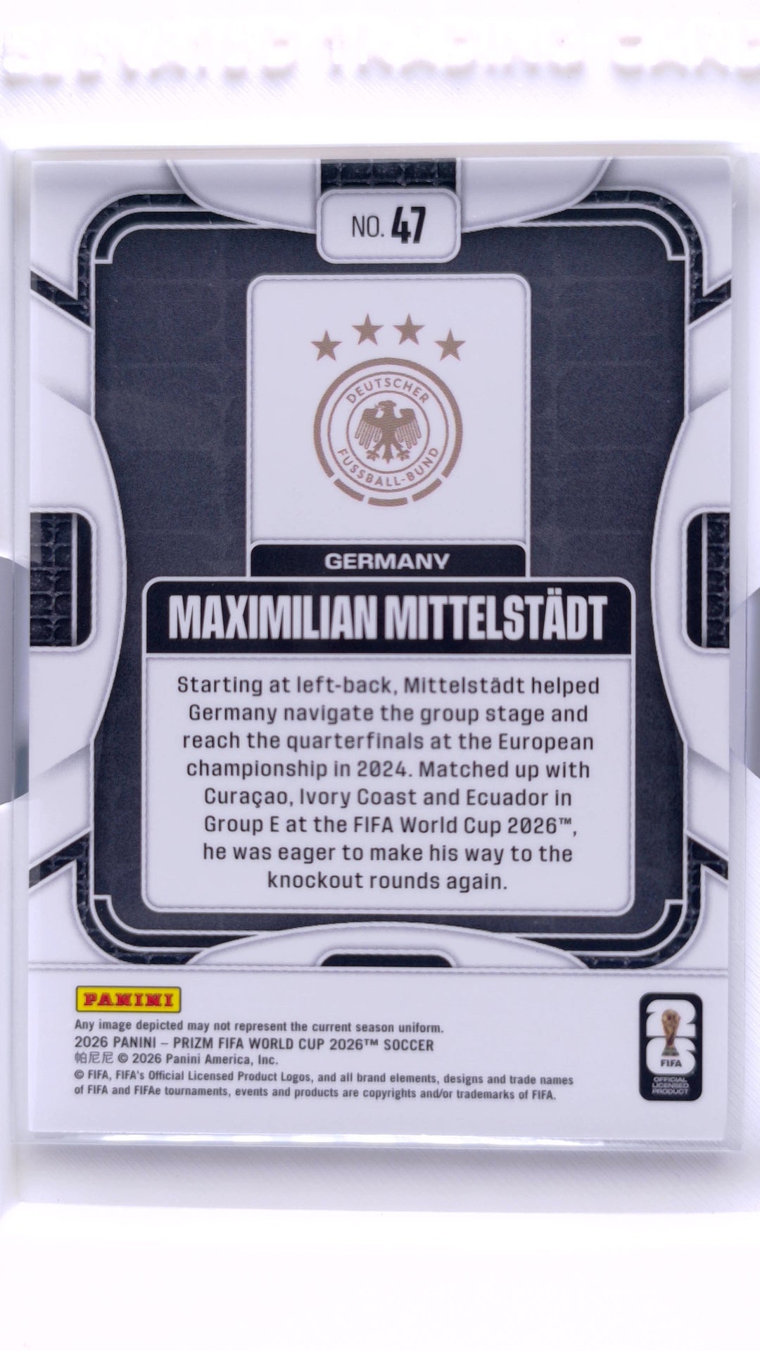 #47 Maximilian Mittelstadt - back
