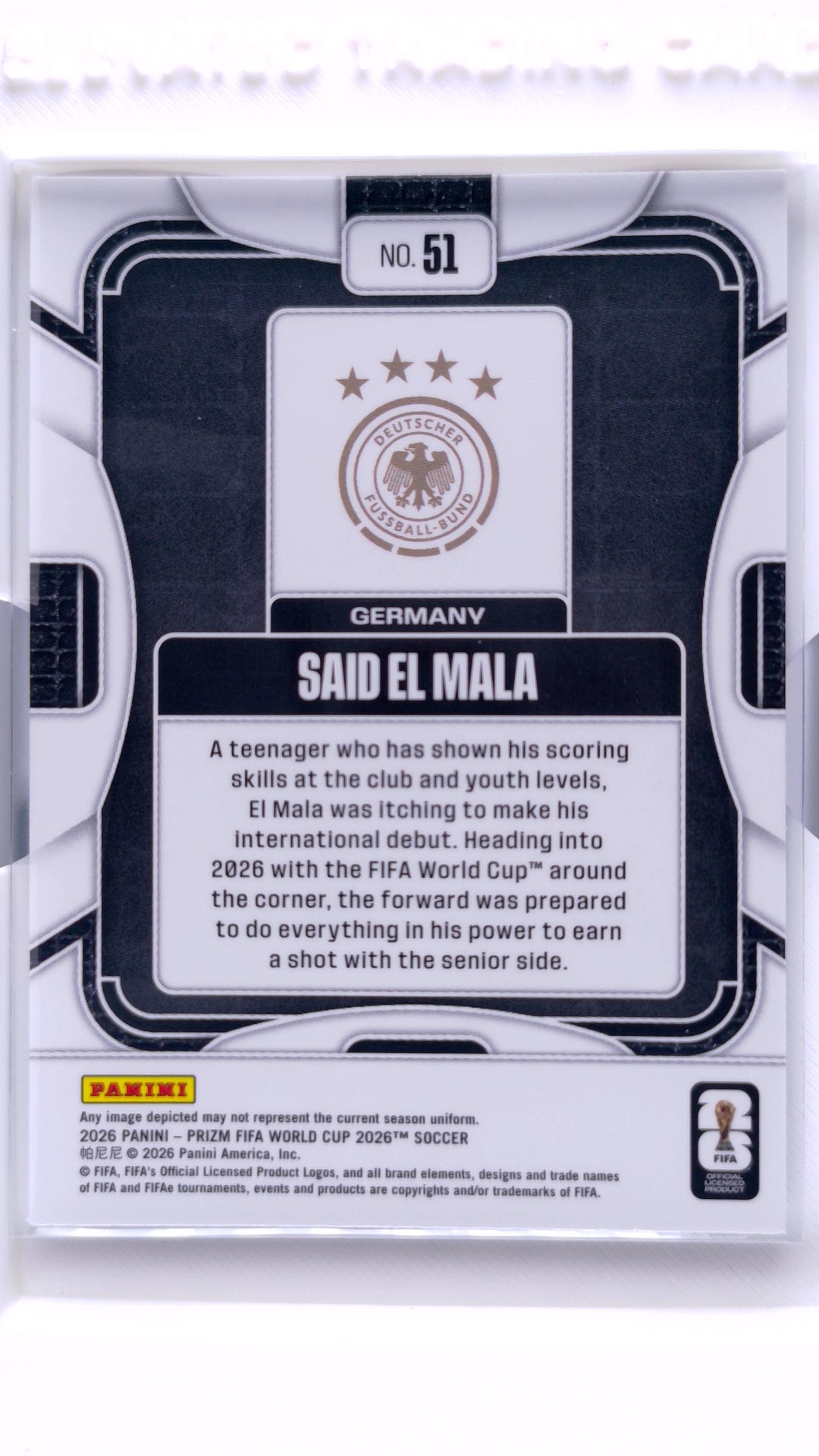 #51 Said El Mala - back
