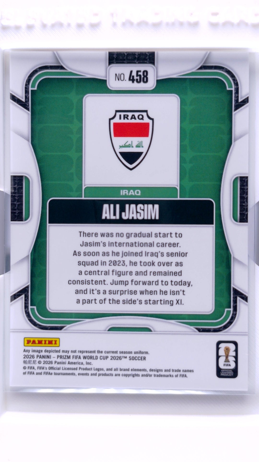 #458 Ali Jasim - back