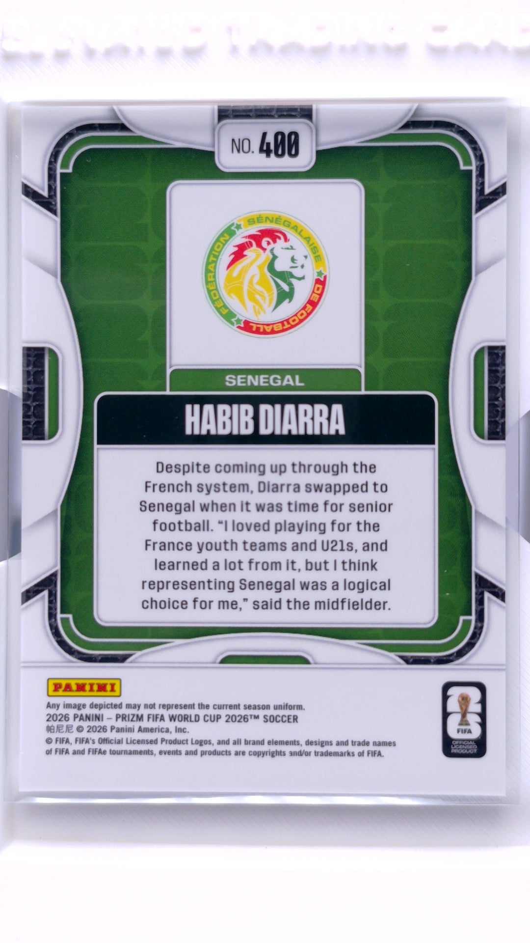 #400 Habib Diarra - back