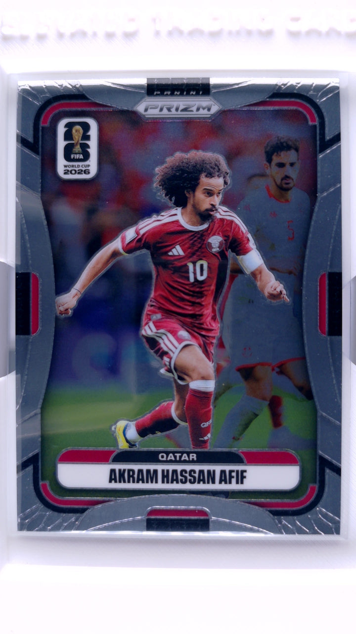 2026 Panini Prizm FIFA World Cup Soccer Akram Hassan Afif #373 — Front