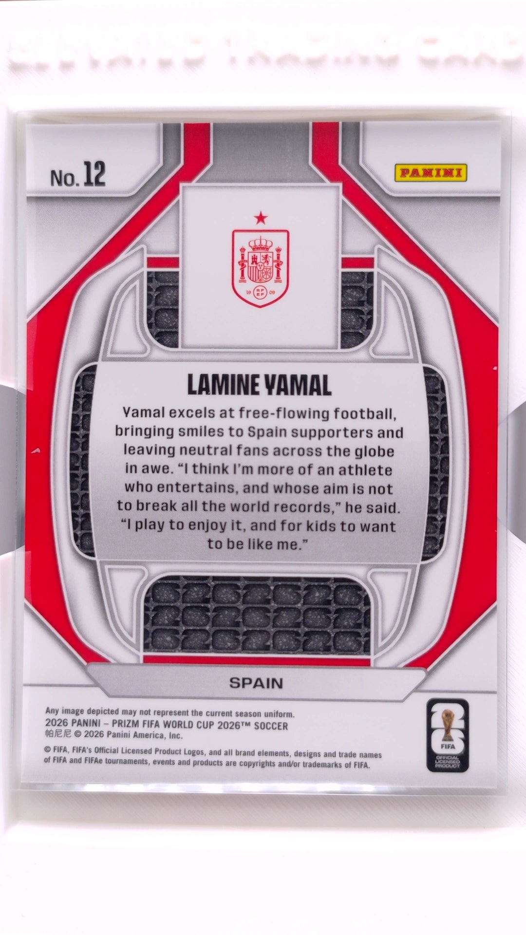 #12 Lamine Yamal New Era - back