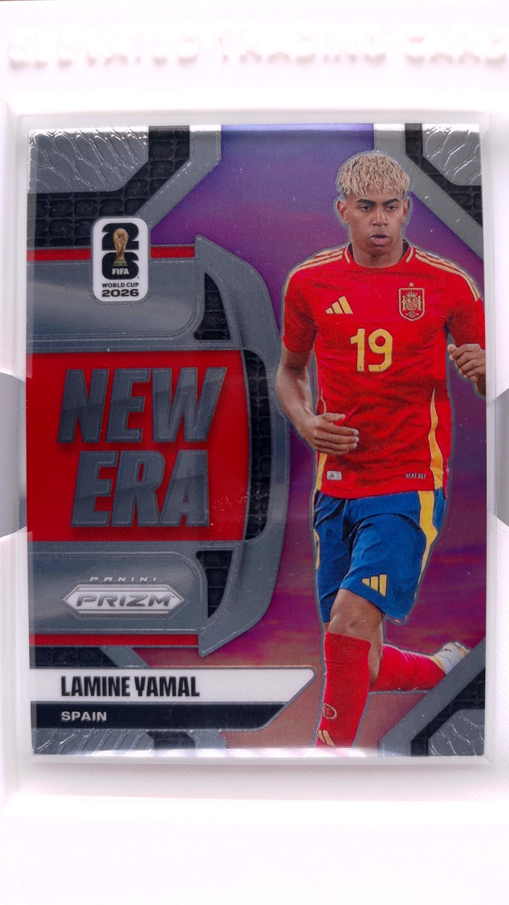 2026 Panini Prizm FIFA World Cup Soccer Lamine Yamal #12 New Era — Front