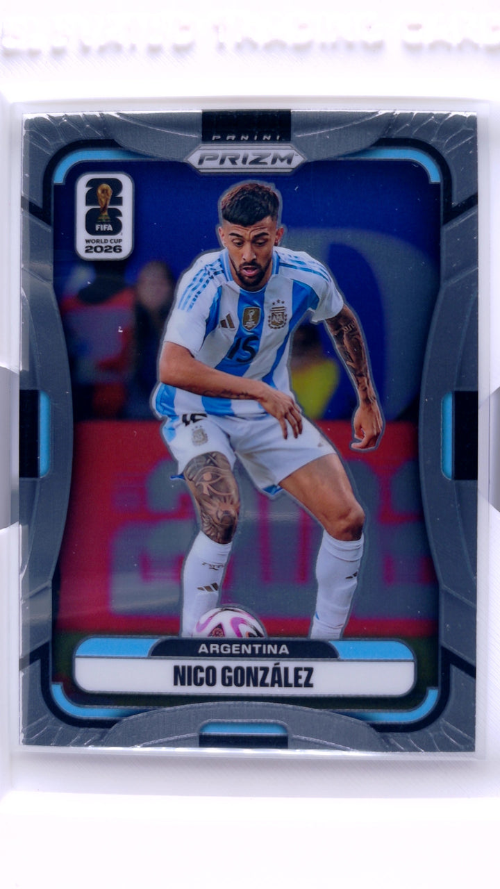 2026 Panini Prizm FIFA World Cup Soccer Nico Gonzalez #16 — Front