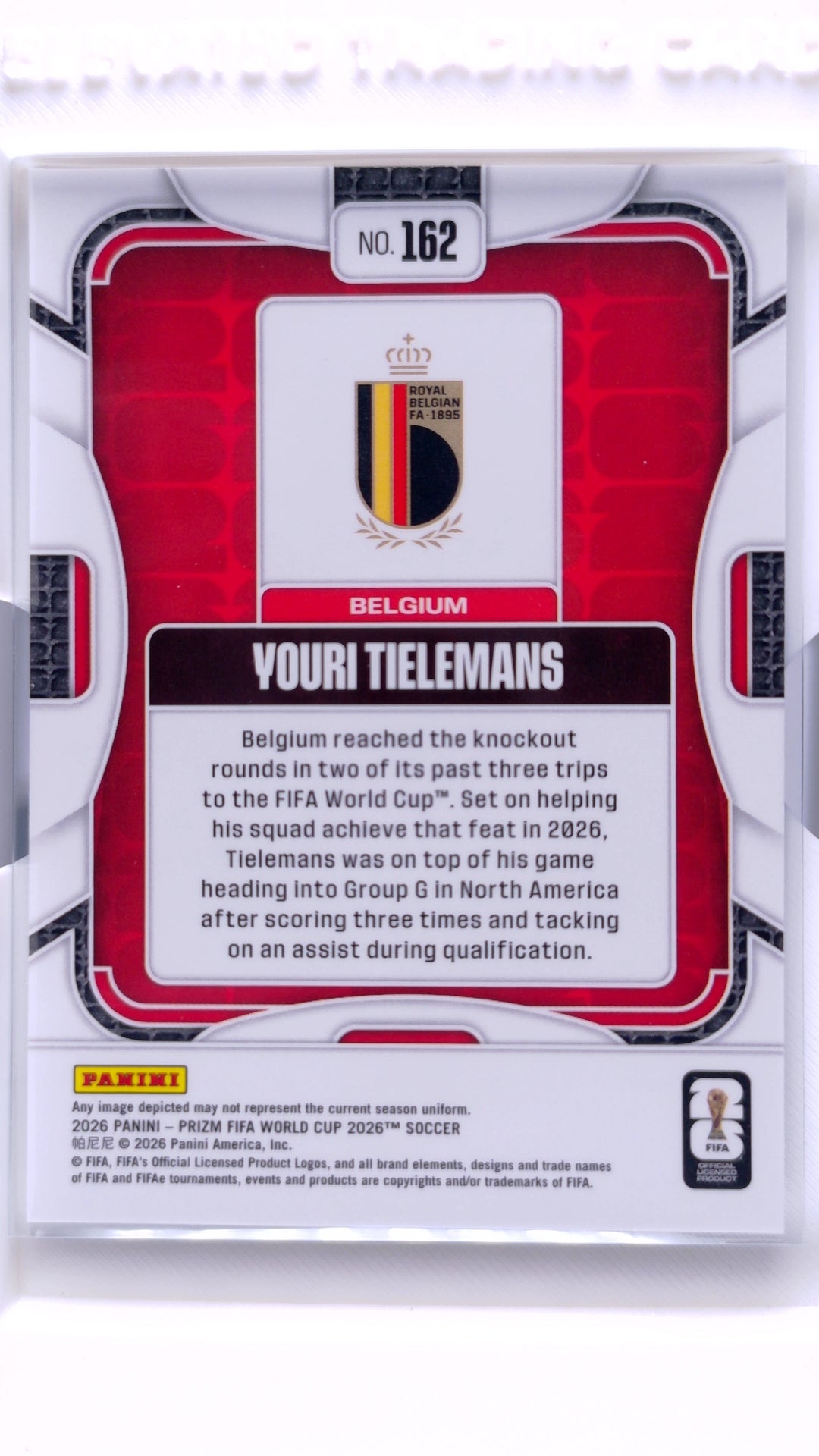 #162 Youri Tielemans - back