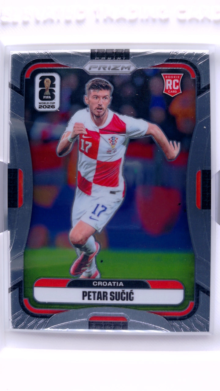 2026 Panini Prizm FIFA World Cup Soccer Petar Sucic #201 — Front