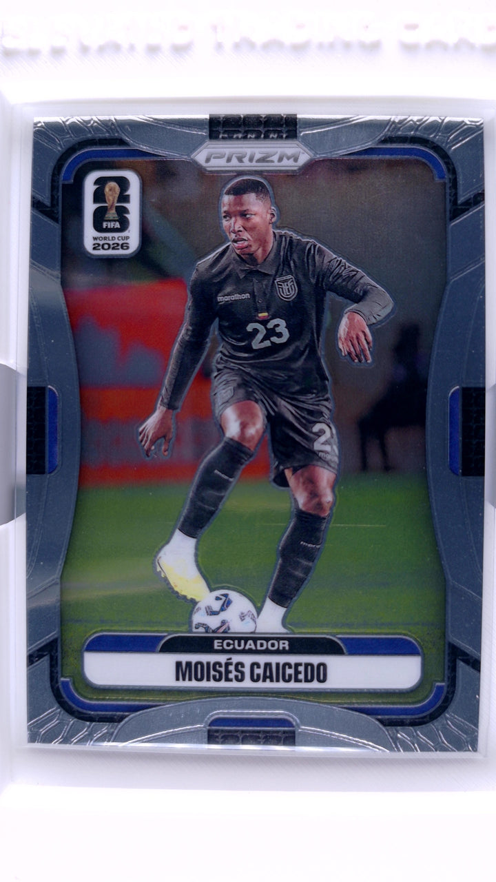 2026 Panini Prizm FIFA World Cup Soccer Moises Caicedo #210 — Front