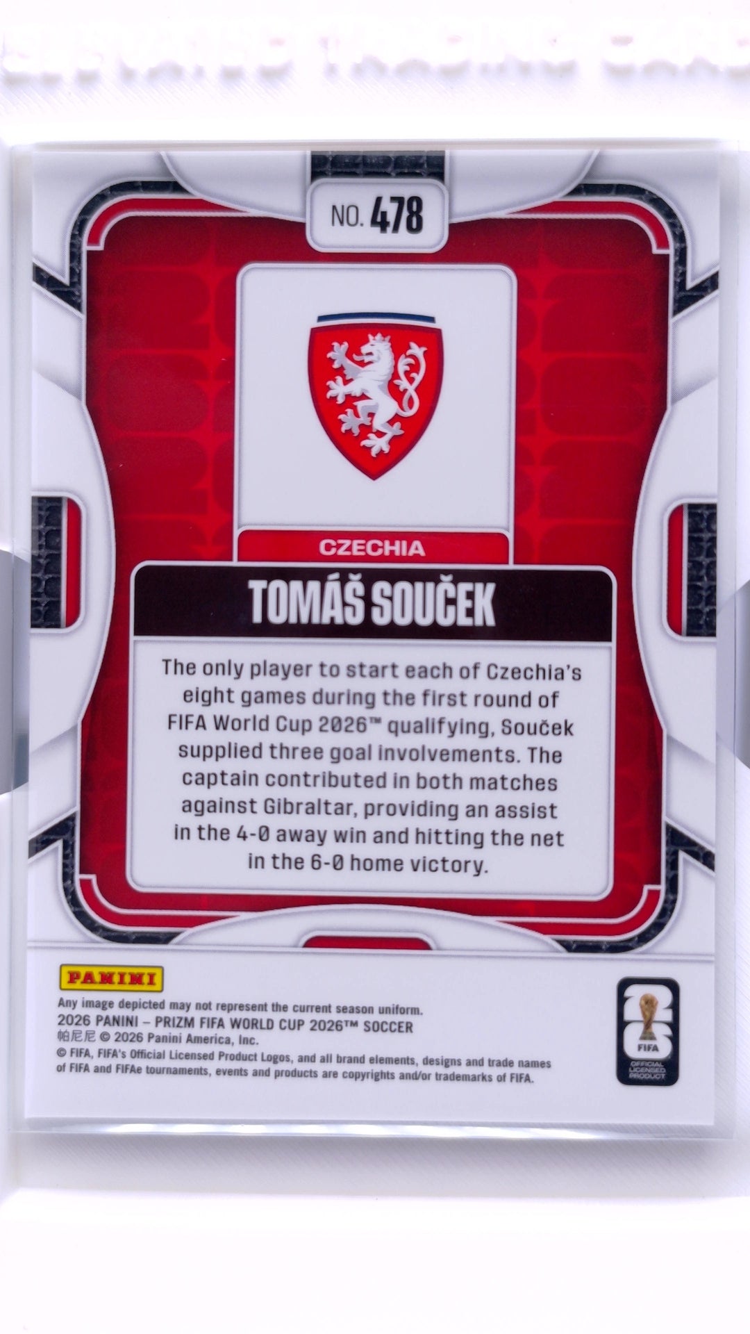 #478 Tomas Soucek - back