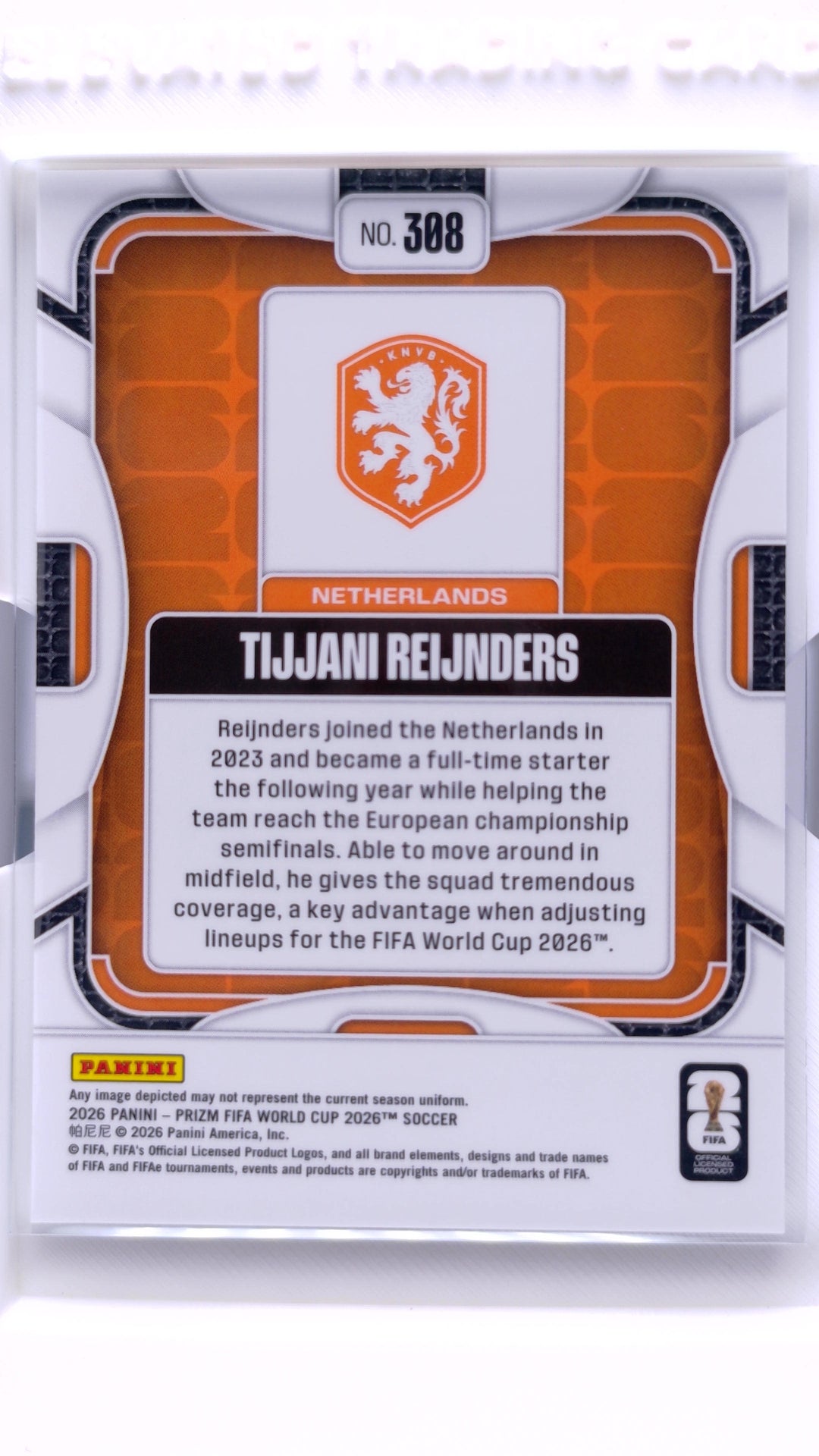 #308 Tijjani Reijnders - back