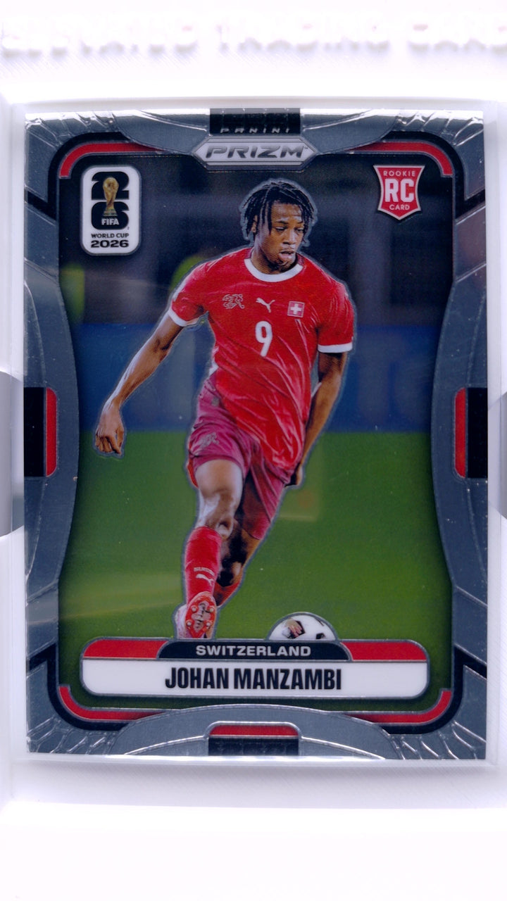 2026 Panini Prizm FIFA World Cup Soccer Johan Manzambi #419 — Front