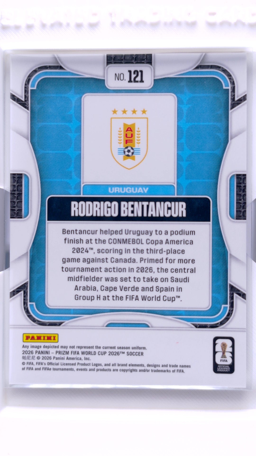 #121 Rodrigo Bentancur - back
