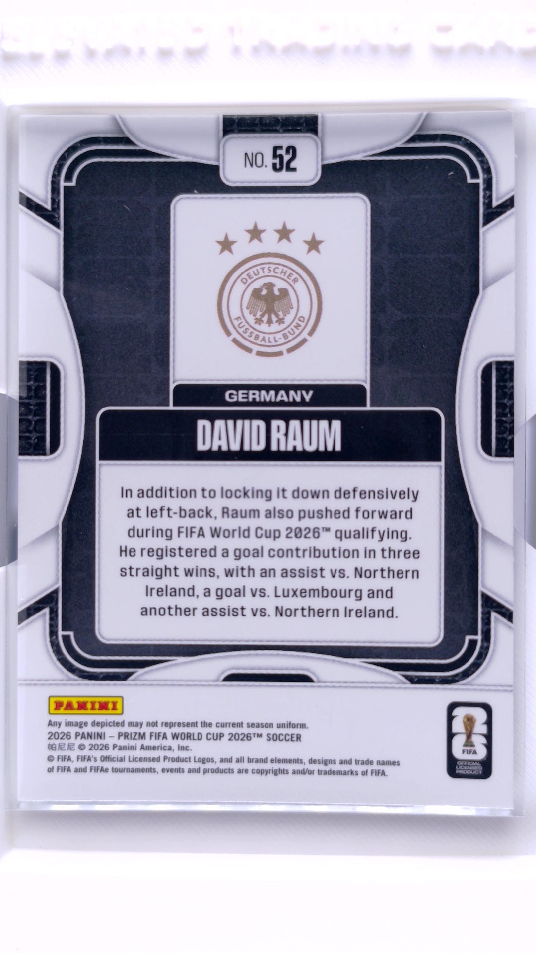 #52 David Raum - back