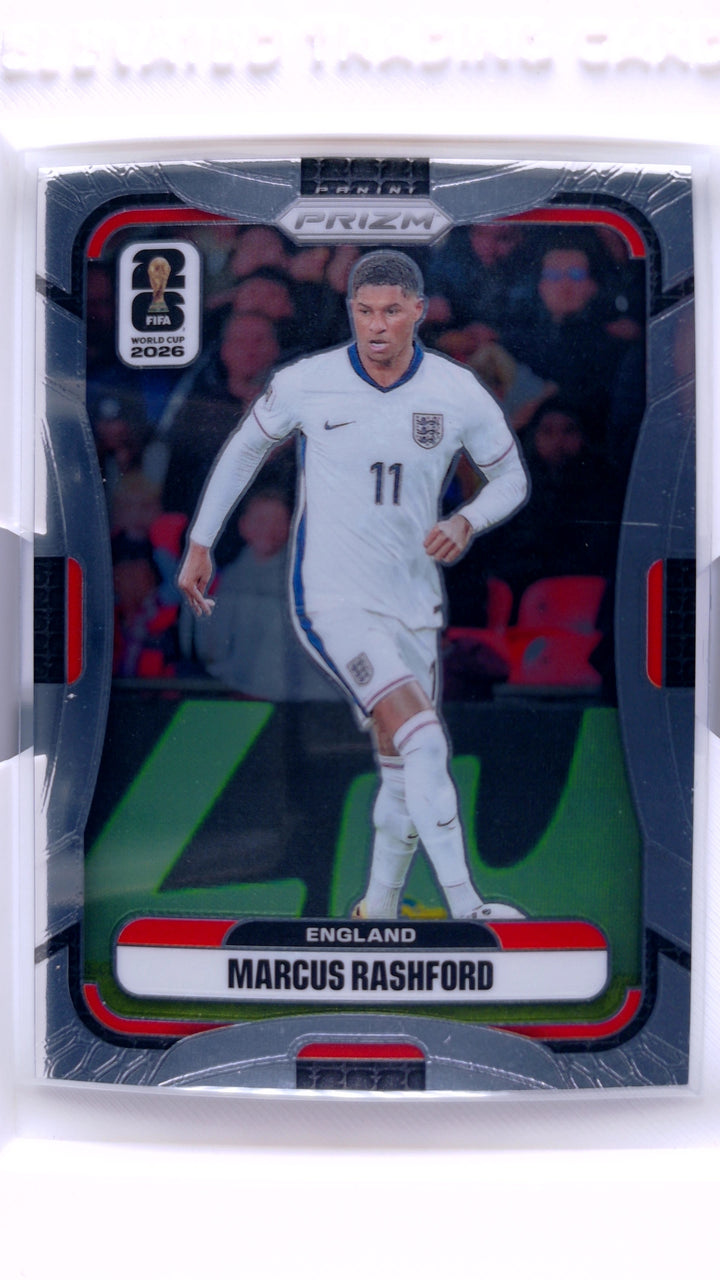 2026 Panini Prizm FIFA World Cup Soccer Marcus Rashford #101 — Front