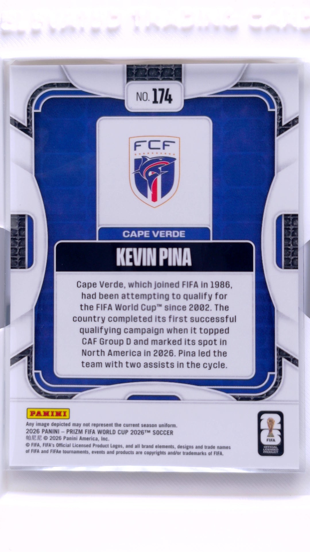 #174 Kevin Pina - back