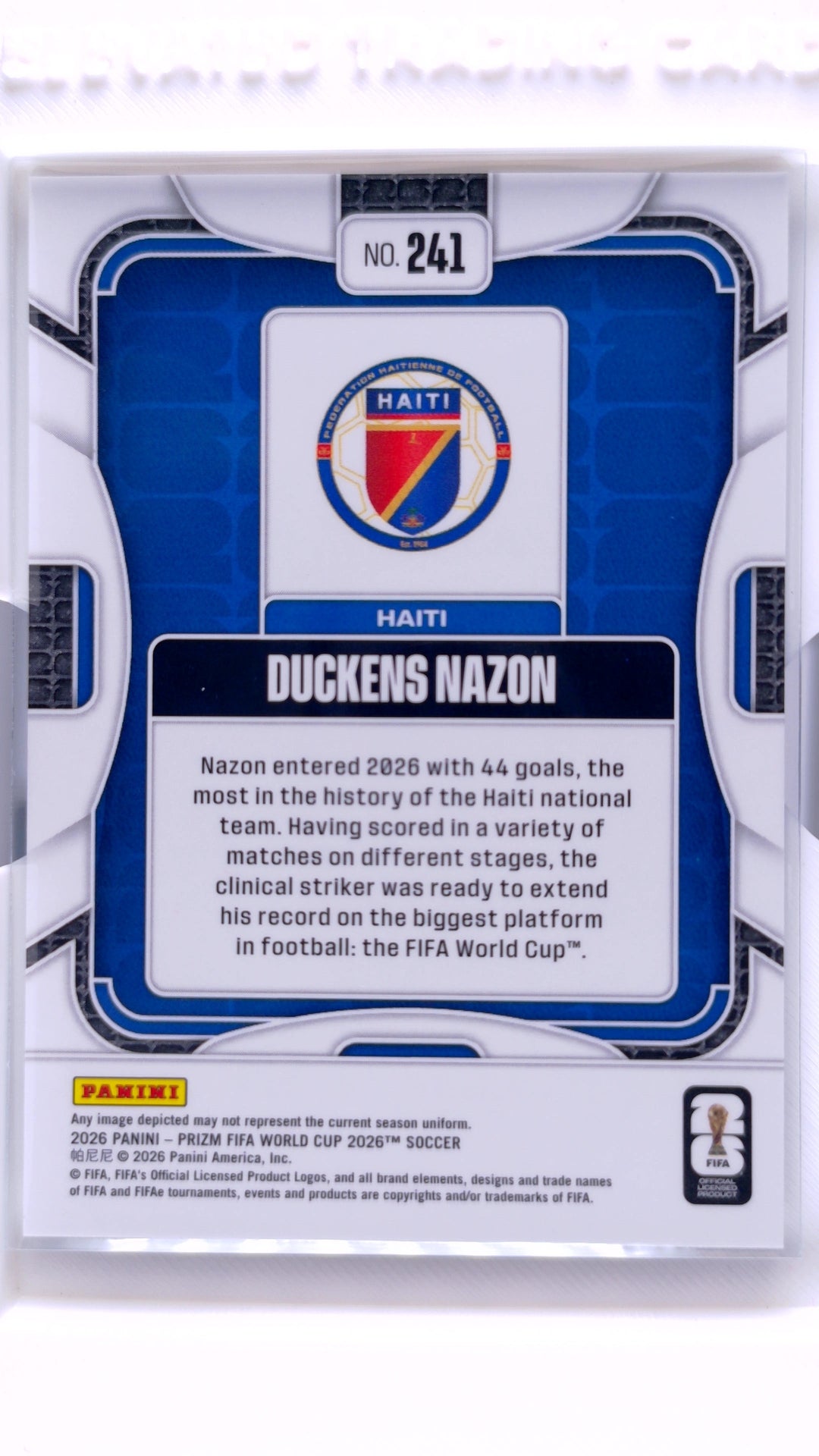 #241 Duckens Nazon - back