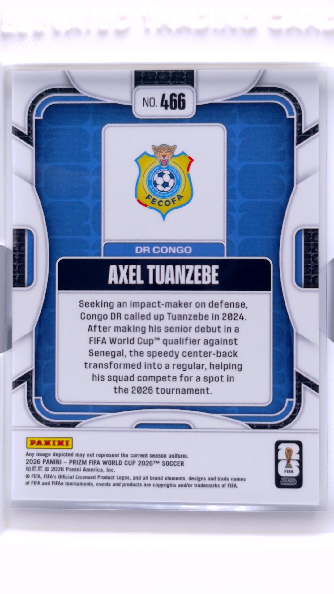 #466 Axel Tuanzebe - back