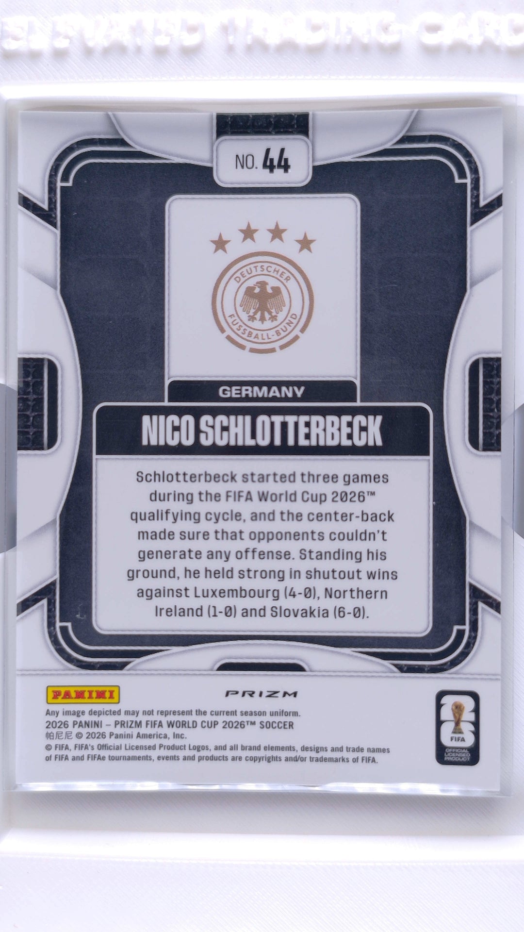 #44 Nico Schlotterbeck Silver - back