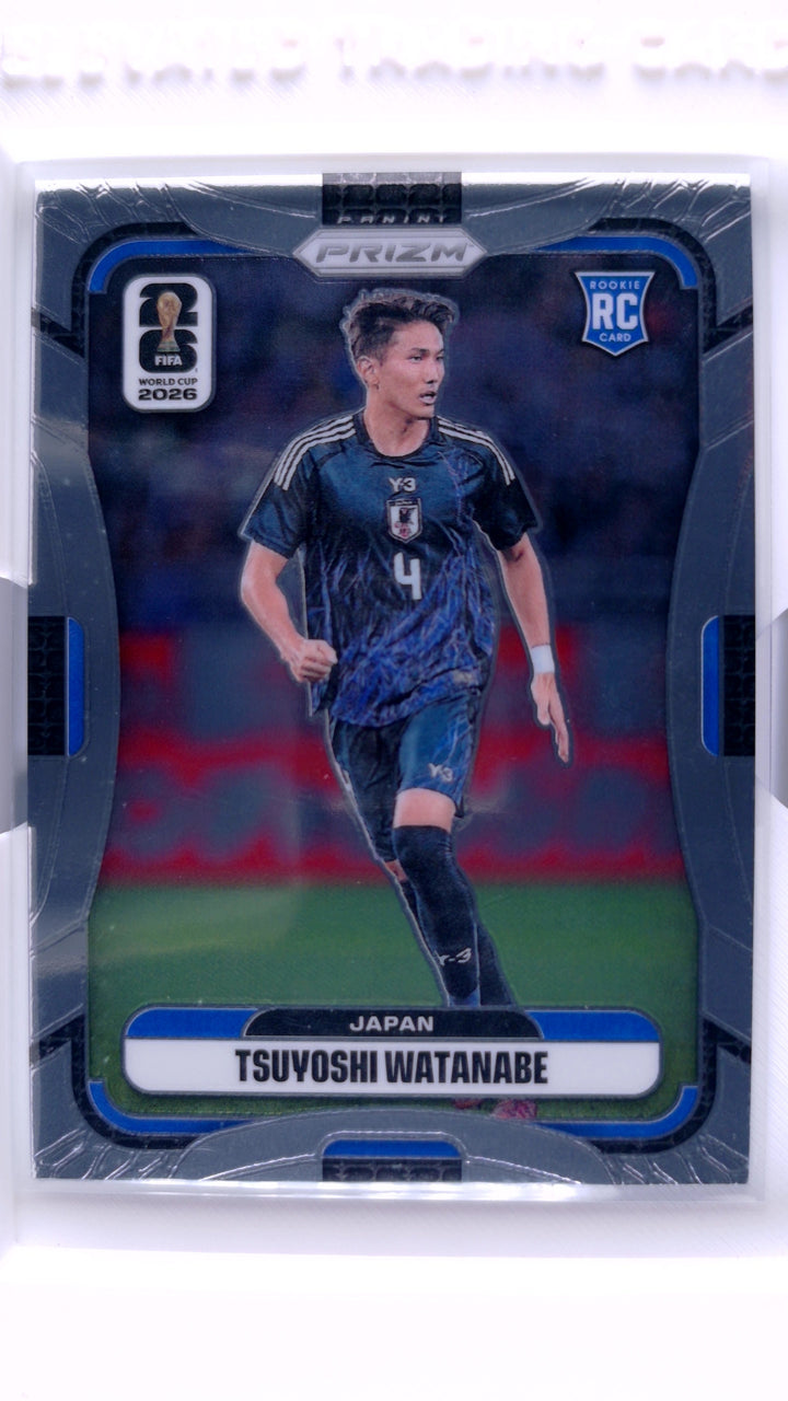 2026 Panini Prizm FIFA World Cup Soccer Tsuyoshi Watanabe #266 — Front
