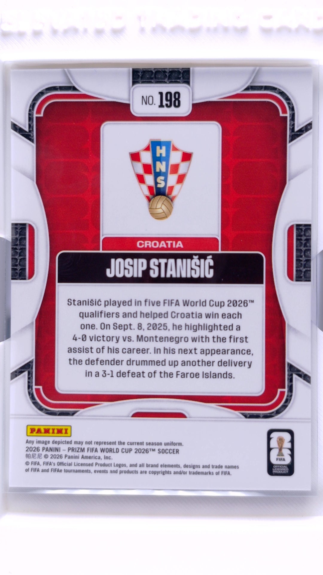 #198 Josip Stanisic - back