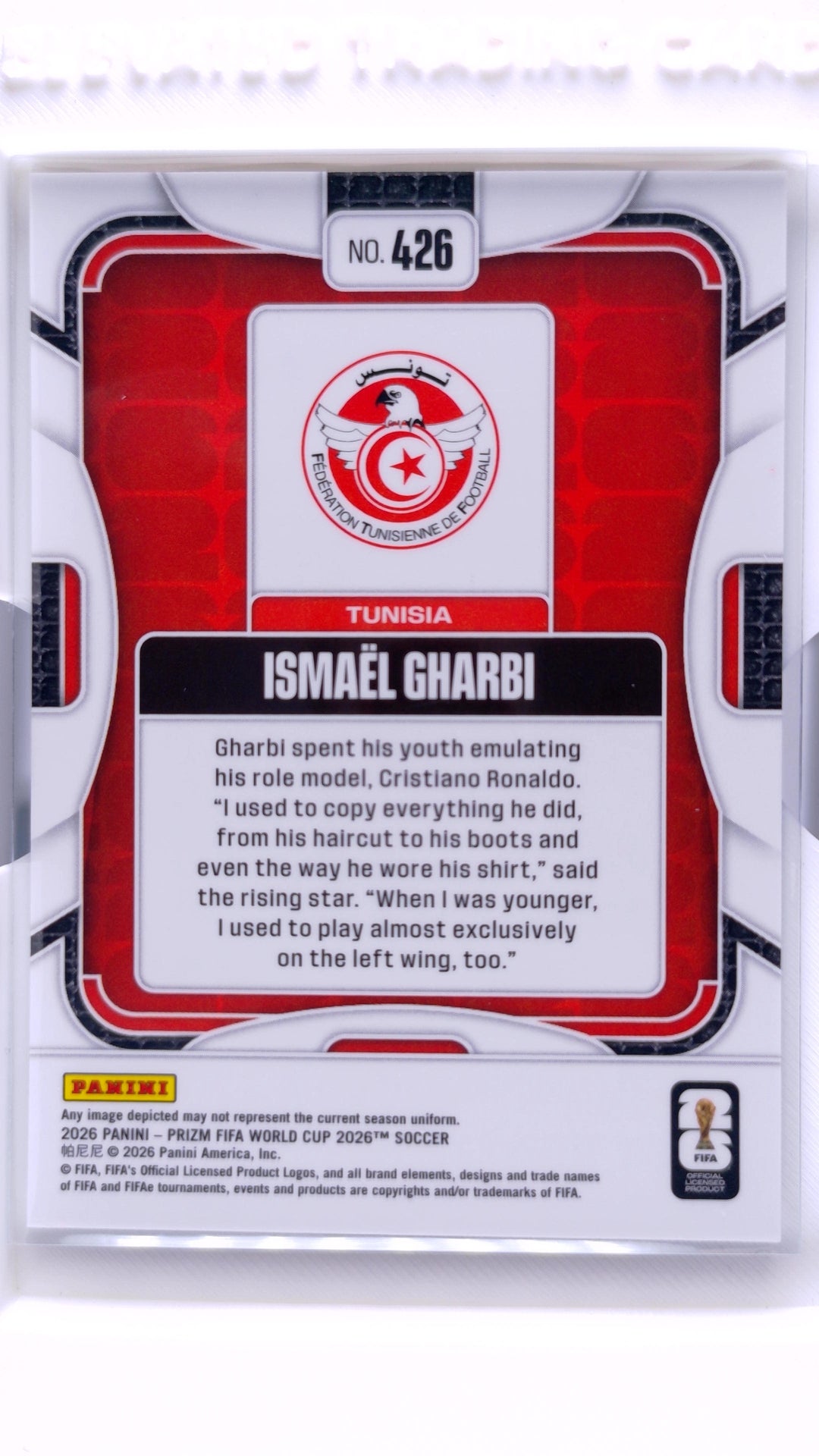 #426 Ismael Gharbi - back
