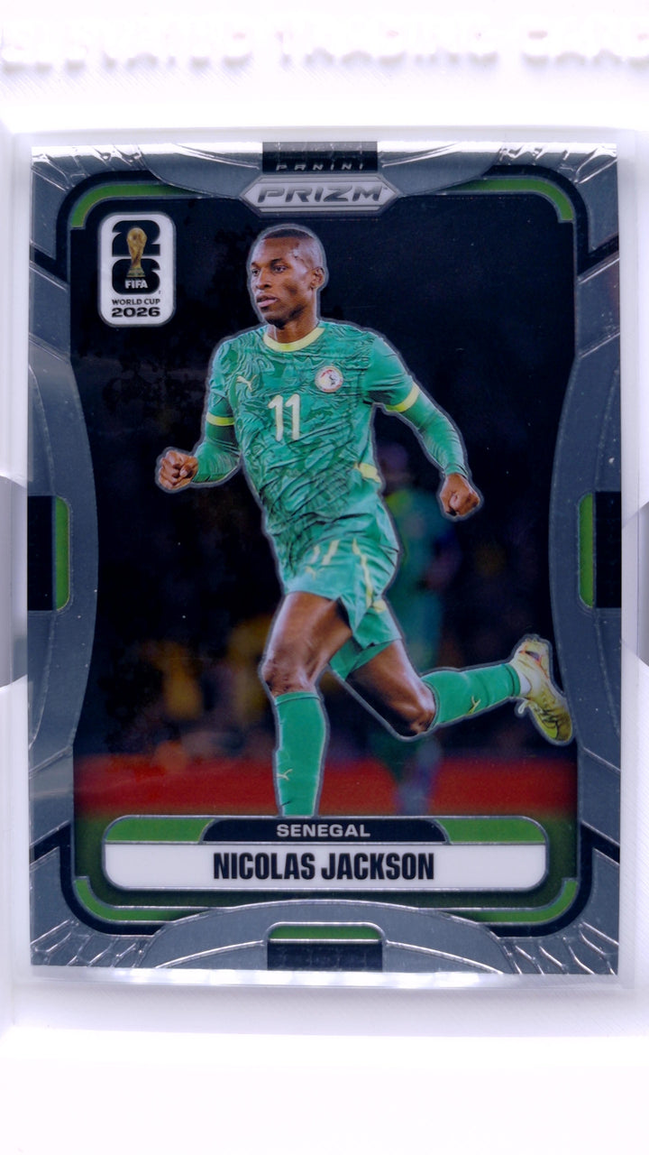 2026 Panini Prizm FIFA World Cup Soccer Nicolas Jackson #402 — Front
