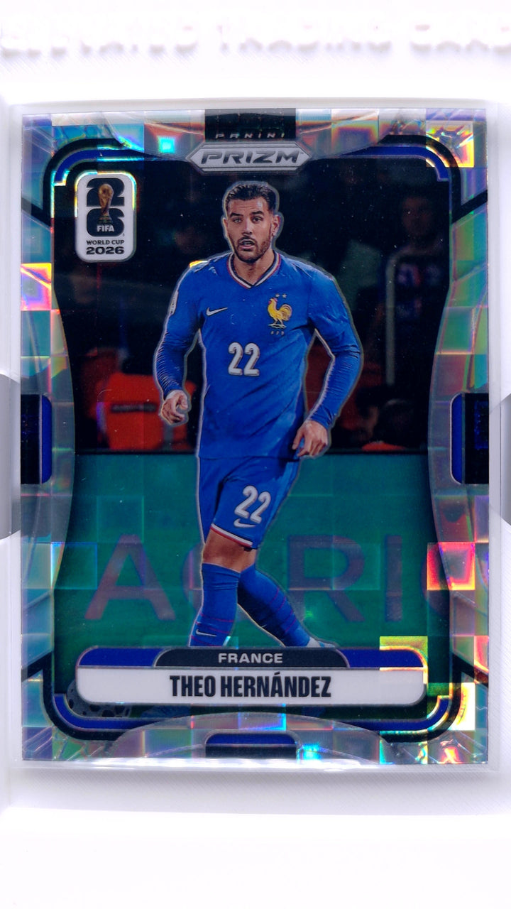 2026 Panini Prizm FIFA World Cup Soccer Theo Hernandez #32 Pandora — Front