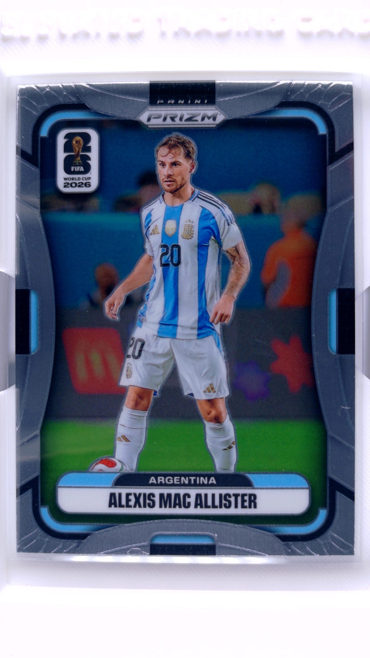 2026 Panini Prizm FIFA World Cup Soccer Alexis Mac Allister #15 — Front