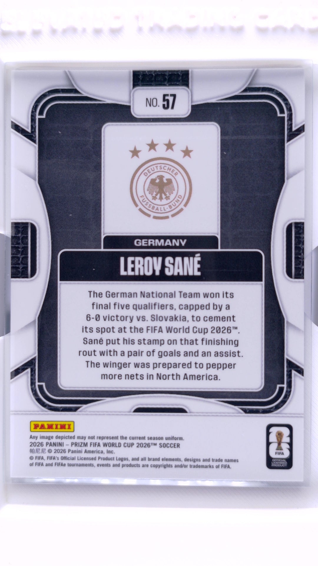 #57 Leroy Sane - back