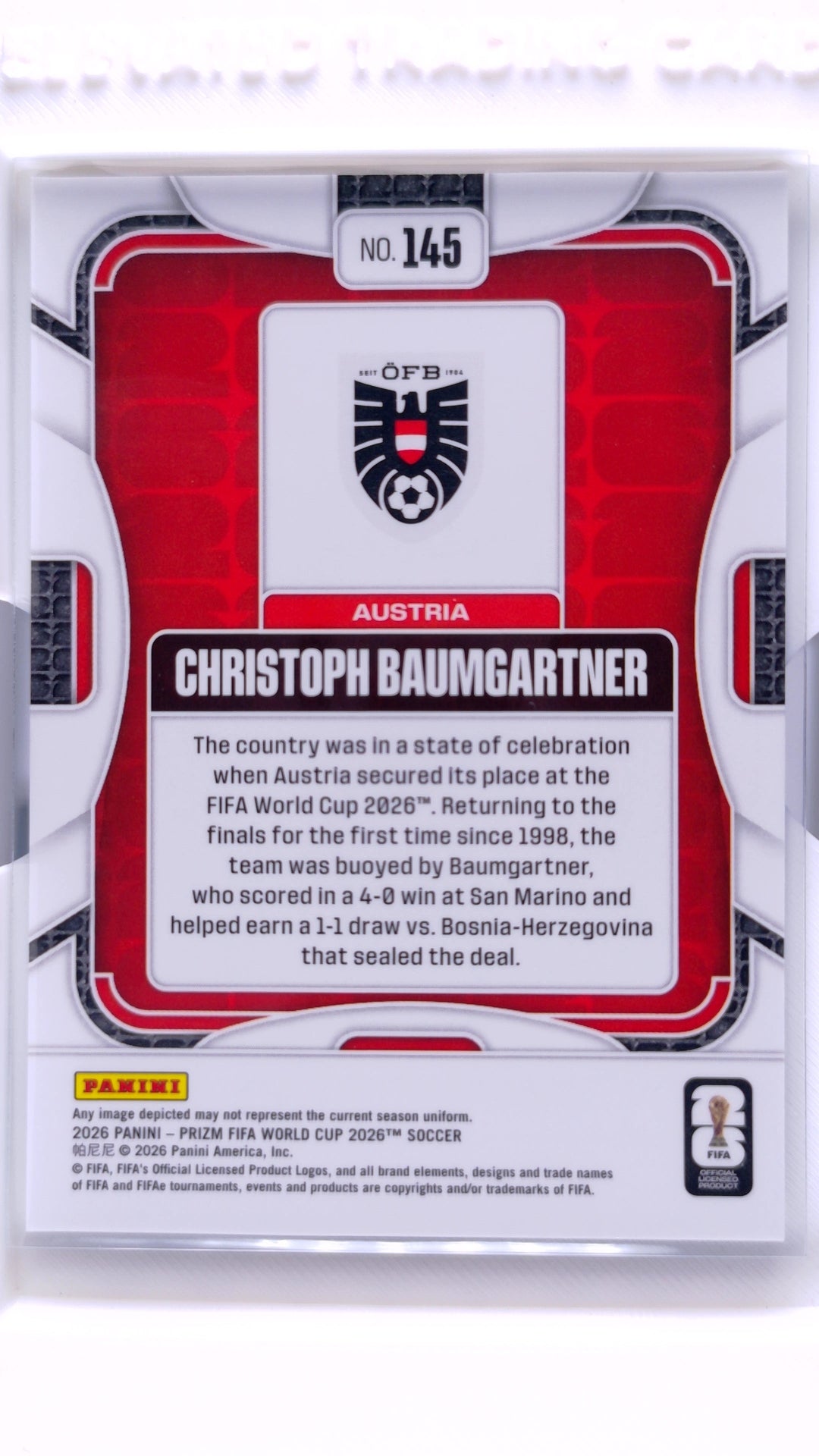 #145 Christoph Baumgartner - back