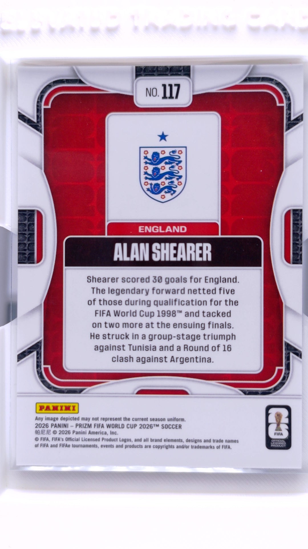 #117 Alan Shearer - back