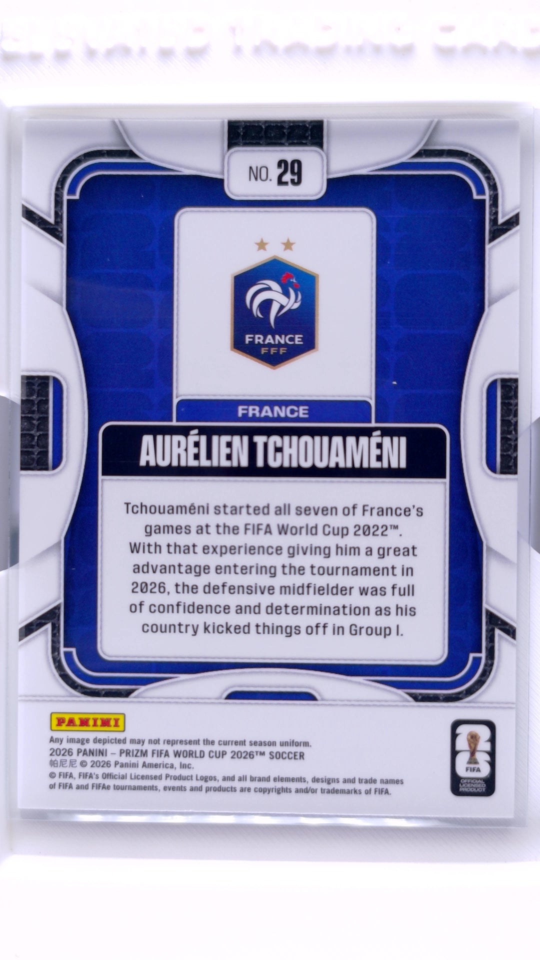 #29 Aurelien Tchouameni - back