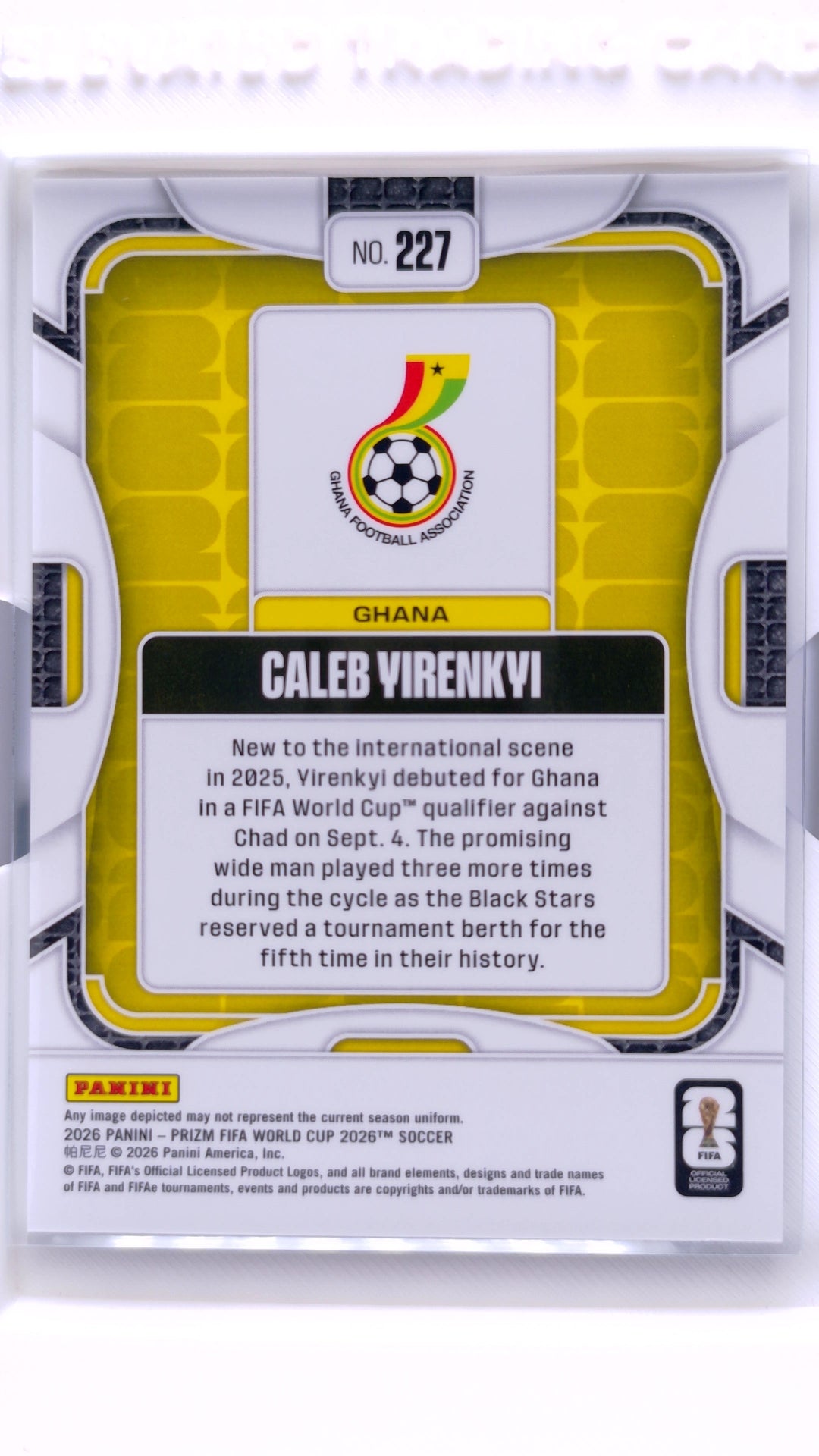 #227 Caleb Yirenkyi - back