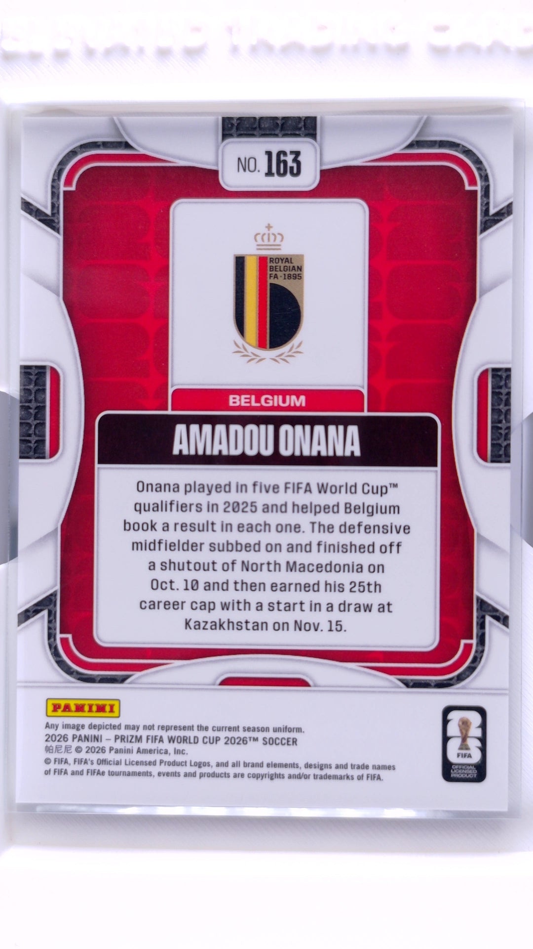 #163 Amadou Onana - back