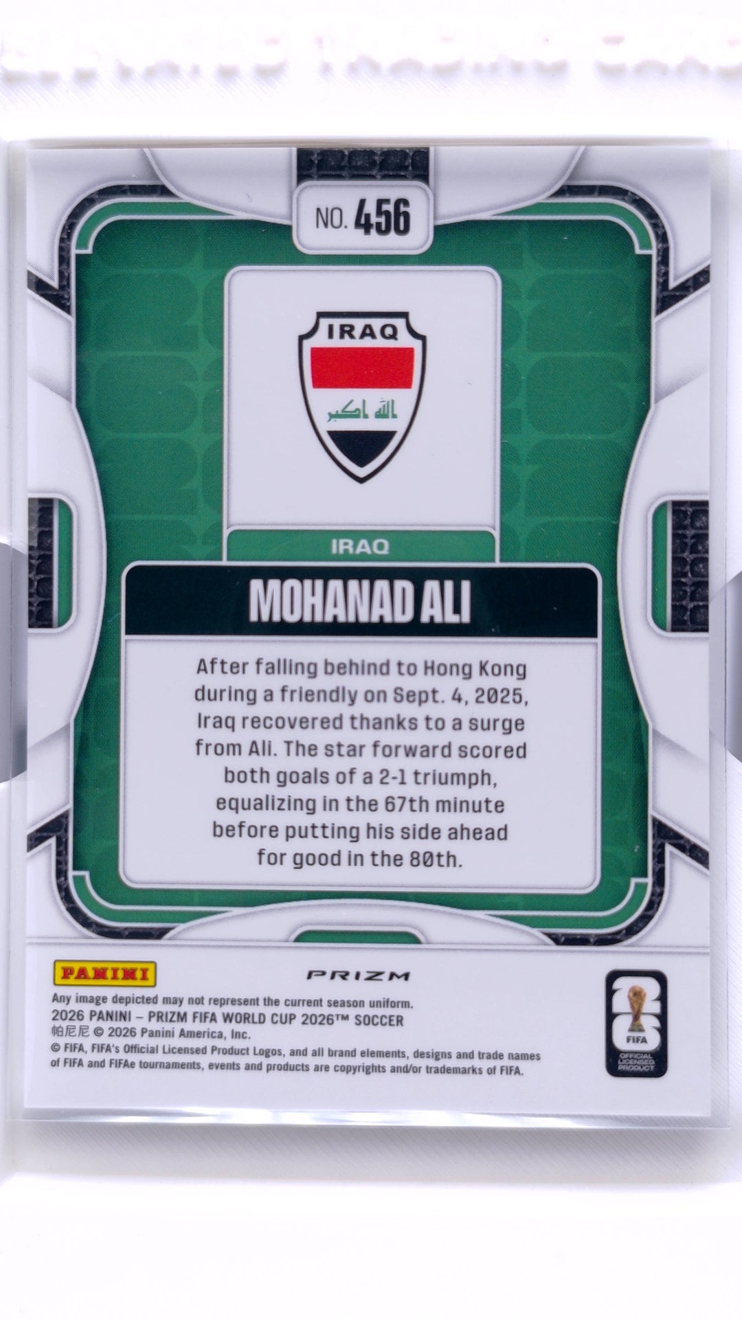 #456 Mohanad Ali Pandora - back