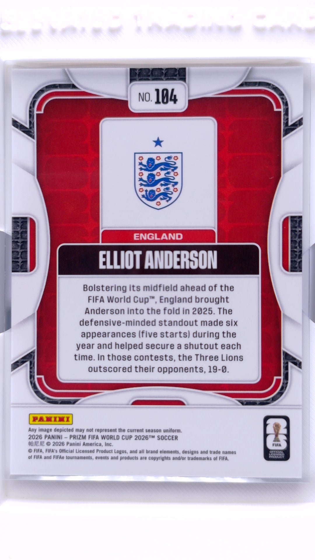 #104 Elliot Anderson - back